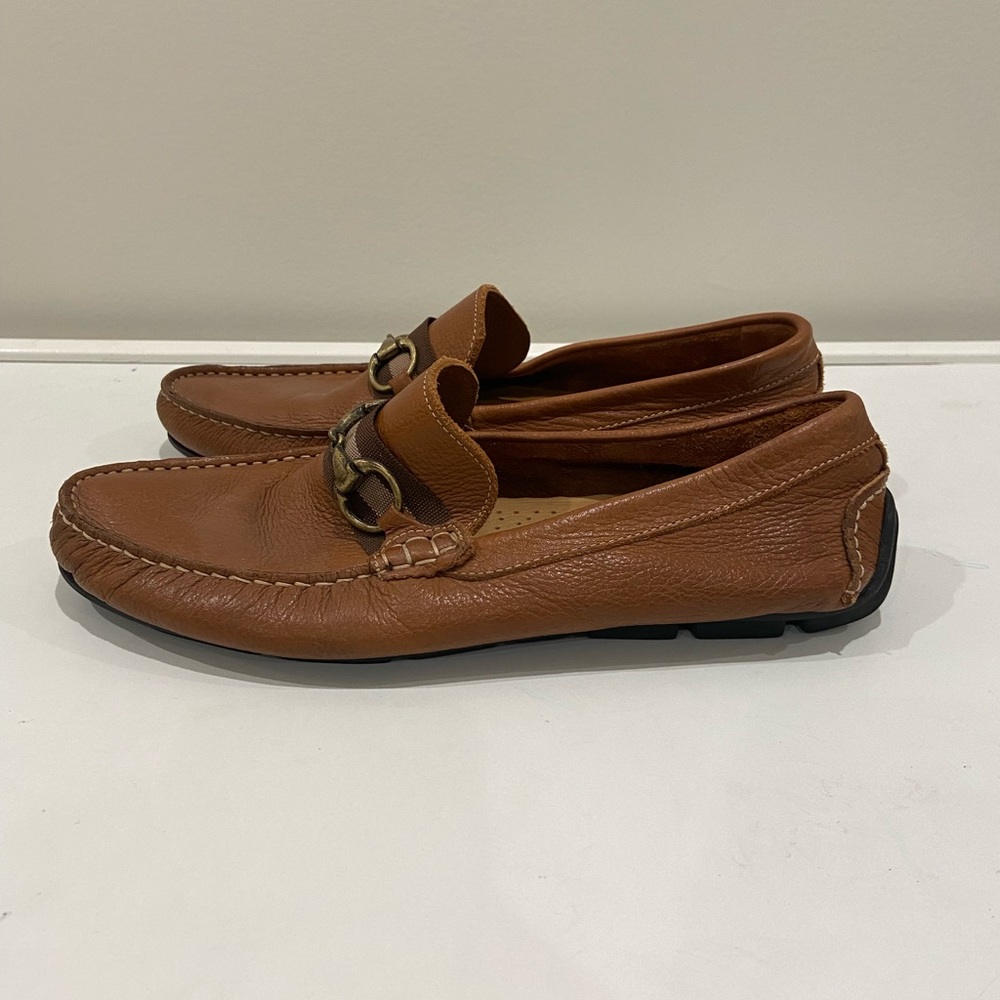 Giorgio Brutini Brown Mens Leather Loafers - Size 9